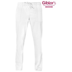 White trousers lux satin