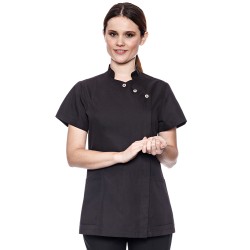 Casaques microfibre noir uni